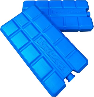 SnelShoppen - DULA Koelelementen voor Koelbox - 2 Stuks - 200 g - 8 x 15 x 2 cm - Ideaal voor Camping, Feesten en Tuin