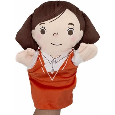 Familie Zacht Knuffel Pop Cospaly Broer Zus Papa Mama Pluche Pop Educatief Babyspeelgoed Kawaii Hand Vinger Volledig Lichaam Marionet 25cm