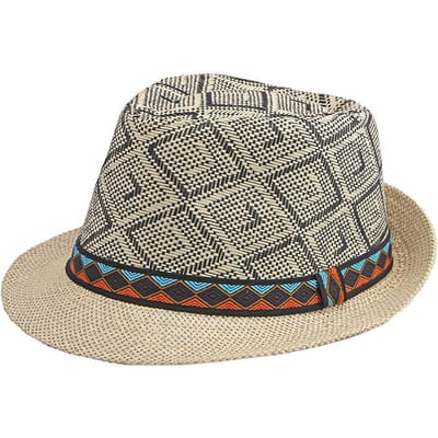 Chapeau pour Homme Golexury Chapeau de Soleil Tressé en Paille Décontracté Boucle Plage Soleil Blanc Mariage Ceinture Noire Fedoras Chapeau Jazz Casquette Panama noir
