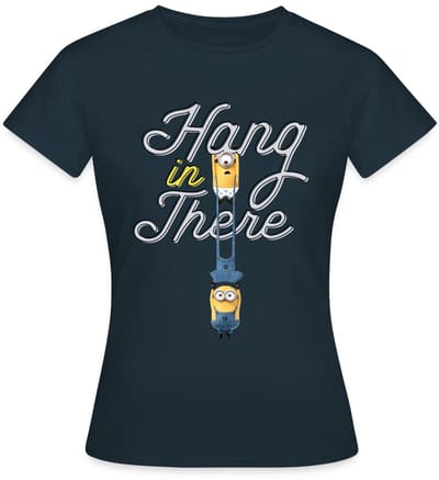 Minions Carl And Phil Hang In There T-Shirt Dames