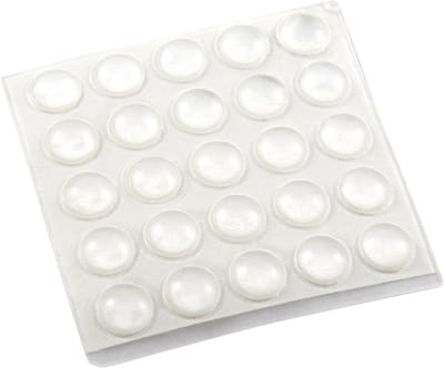 Elastische transparante meubelbuffers - 25 stuks - 10 mm anti-slip - Hoogwaardige zelfklevende dempers