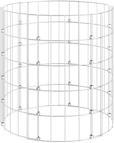 Ronde Compostbak Verzinkt Staal 50x50 cm voor Tuinafval