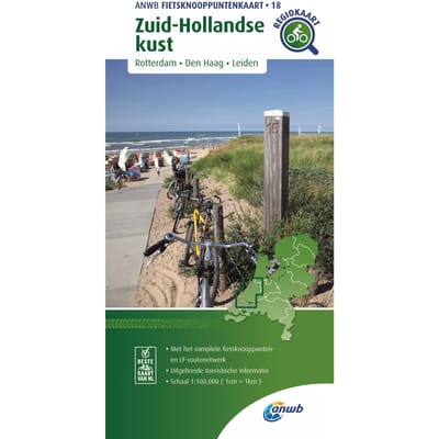 Fietsknooppuntenkaart Zuid-Hollandse Kust 1:100.000 - Anwb Fietsknooppuntenkaart - ANWB