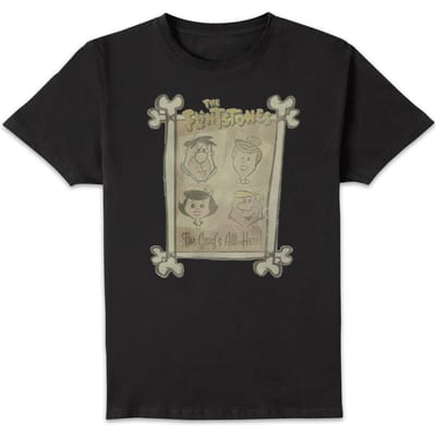 The Flintstones The Gang's All Here Men's T-Shirt - Black - S