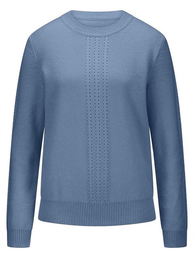 Trui ronde hals Van Fadenmeister Berlin blauw