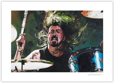 Grunge rock poster 50x70 cm
