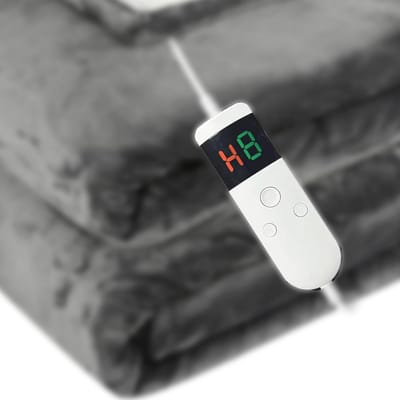 Verwarmde Elektrische Deken 130 x 160 cm met 10 Instellingen en Timer