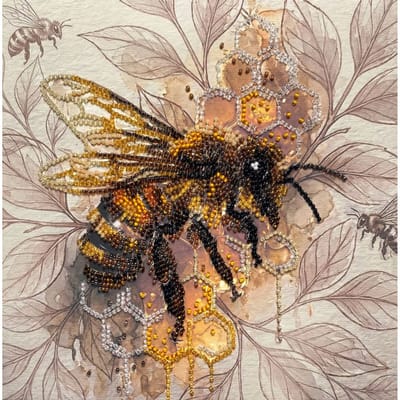 KRALEN BORDUURPAKKET Golden Honey - Gouden Honing - AMB137 - Abris Art