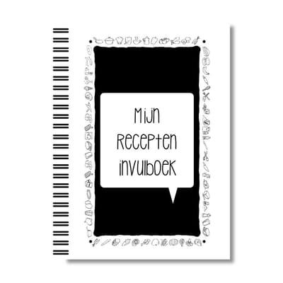 Receptenboek | Invulboek | Lettertijd - A5