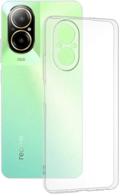 Hoesje geschikt voor Realme C67 4G - Techsuit Clear Silicone Back Cover - Transparant