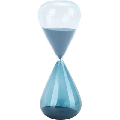 Innovatieve Kegelvorm Unieke Zandloper Timer Glas Verjaardagscadeau Huis Tafel OrnamentM S gray