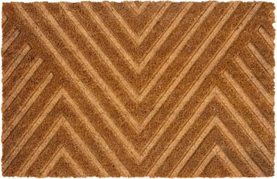 5Five Deurmat kokos - Gegraveerd - 38x58cm - Bruin