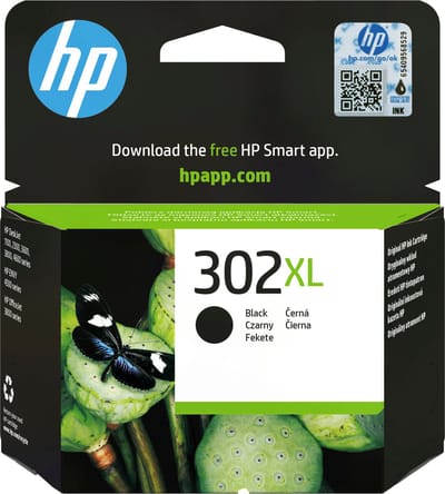 HP 302XL - Inktcartridge - Origineel - Hoge capaciteit - Zwart