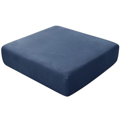 Pluche bankkussenhoes voor woonkamer elastische zachte fluwelen bankzittinghoes meubelbeschermer bankhoes stoelkussenhoes Plus Size (M)-1pc