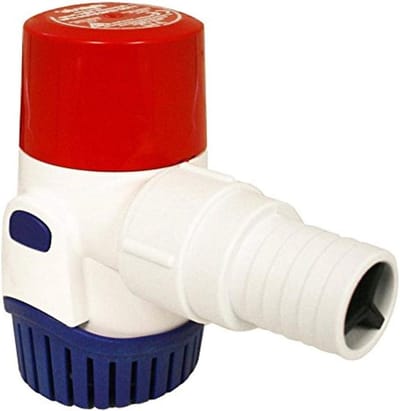 Automatische Bilge Pomp - Waterpomp Boot - Waterafvoer Boot - Roestvrijstalen schacht - 500 GPH - Beige