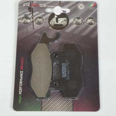 rms remblokje voor benelli 125 caffe nero scooter 2011 tot 2012 voor / achter nieuw