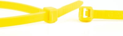 Kabelbinders - 100 x 2,5mm - Trekkracht tot 8,1kg - 100 stuks - Geel