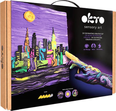 Foam Klei Okto Skyline New York 10040 Multikleur 42 x 30 x 3 cm