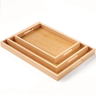 Nivard Dienblad - Rechthoek - Rond - Vierkant - Tray - Serving - 20x37cm