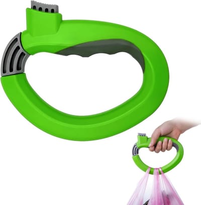 Draagbare boodschappentas met handvat, ideaal voor het dragen van boodschappen en voedsel, voorkomt handvermoeidheid en geschikt voor diverse tasformaten