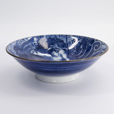 Tokyo Design Studio – Yakuza – Blauw - Tijger Kom – Ramen Bowl - 1600ml