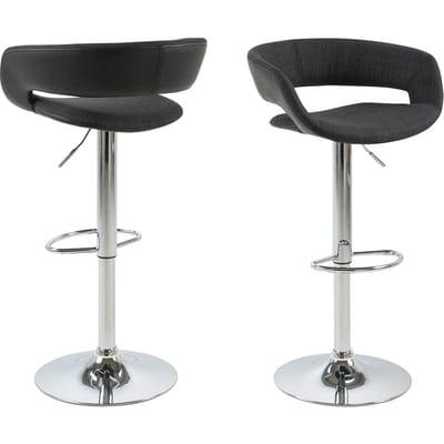 Smuk Barkruk Gale Antraciet - 2 Stuks