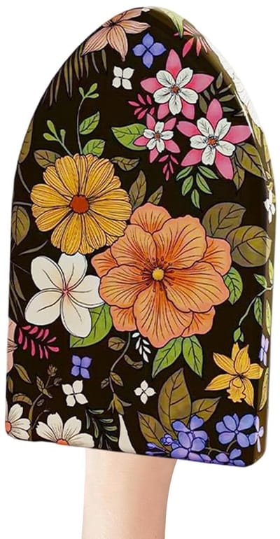 Stoom strijkhand - Beschermende handschoen - Kleding verzorgen - Hittebestendige isolatie - 24 x 14 cm - Grijs