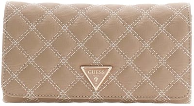 GUESS schoudertas Giully II Xbody Flap Organizer Pale Mocha Lichtbruin