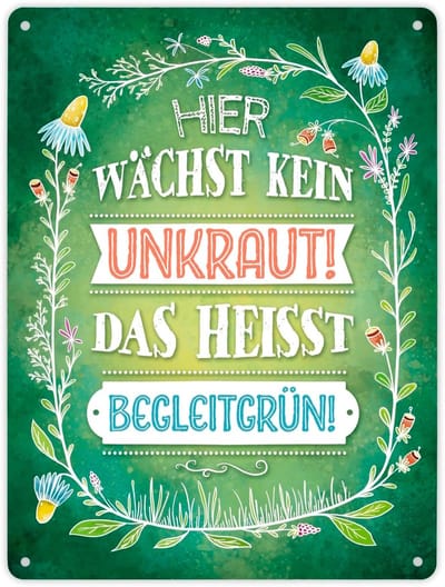 Metalen Decoratiebord - Tuin Huis Decoratie - Bloemen Motief - Stevige Aluminium Kwaliteit - 21x28cm - Meerkleurig