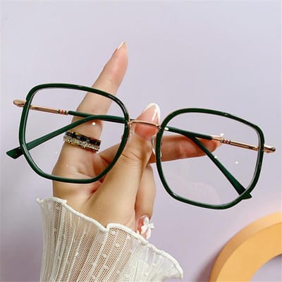 -1.0-1.5-2.0-2.5-3.0 Tot -6 Oversized Afgewerkte Myopie Brillen Mannen Vrouwen Transparante Brillen Op Sterkte Kortzichtigheid Brillen brown