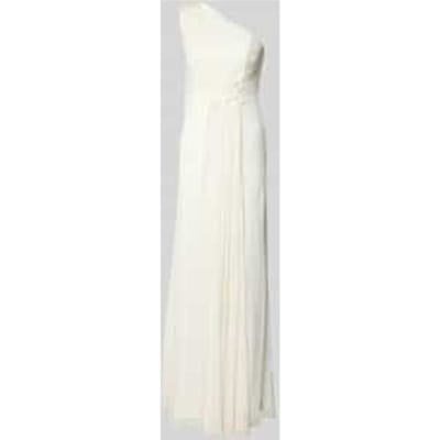 maxi-jurk in one-shoulder look