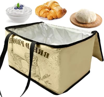 Opvouwbare Deegrijskast - Broodrijskast Fermentatiebox - Zuurdesem Rijzen - Digitale Thermostaat Timer - 40 x 33 x 25 cm - Transparant