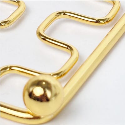Pannenhouder - Onderzetter - Keuken Beschermen - Hittebestendig Metaal - 20x20cm - Goud