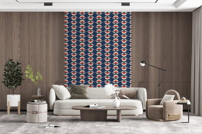 Behang - Fotobehang Patronen - Abstract - Bloemen - Breedte 200 cm x hoogte 300 cm