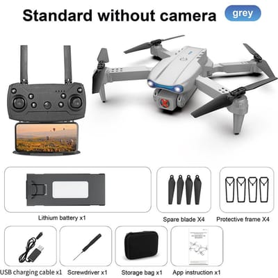 2025 NIEUWE K3 RC Drone 4K HD Luchtfotografie Enkele/Dubbele Camera Wifi FPV Obstakel Vermijding Zwaartekracht Sensing Quadcopter Opvouwbaar Vliegtuig Quadcopter NO camera 1 battery
