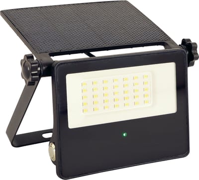 SANTOR - Led Solar - Zonne-energie - Buiten Wandlamp- 10w 1100 Lumen -Zwart - met bewegingssensor