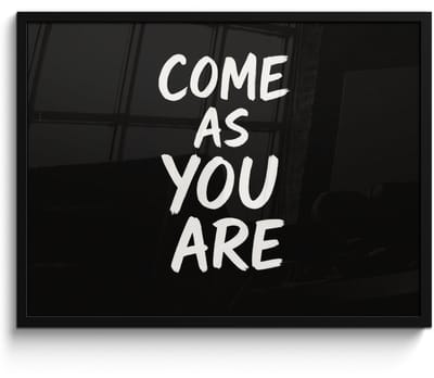 Poster in lijst - Fotolijst 80x60 cm - Posters - Quote - Zwart - Simpel - Posterlijst zwart - Decoratie - Wanddecoratie woonkamer - Muurdecoratie slaapkamer