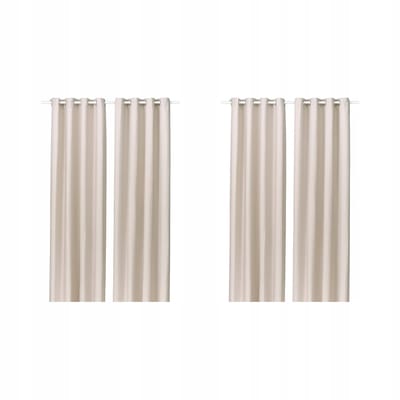 Verduisterende Gordijnen, 2 stuks, Beige, 145x300 cm