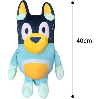 40CM Peluches Famille Bluey Jouets en Peluche Anime Dessin Animé Chien Bingo Bandit Chilli Poupée Oreiller Câlin Ornement Cadeau d'Anniversaire Enfants