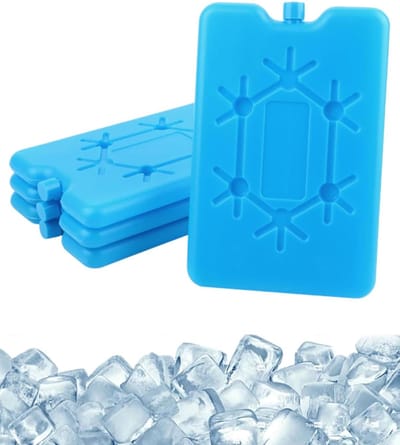 IJsblokjes Zakken - Koel Elementen - Eten Vers Houden - Herbruikbaar En Dun - 200 ml Inhoud - Blauw