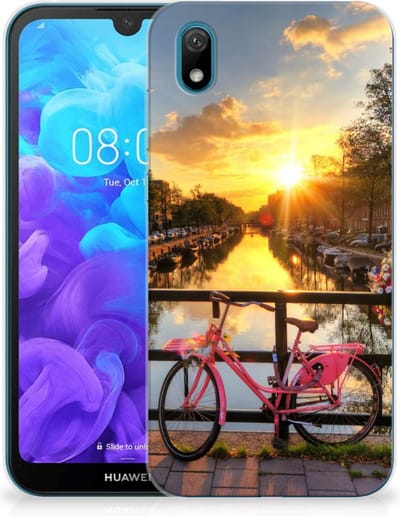 TPU Hoesje voor Huawei Y5 (2019) Siliconen Back Cover Amsterdamse Grachten