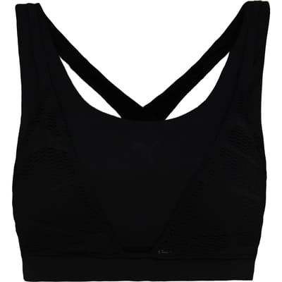Puma Studio lace Strappy Bra Low Impact Zwart Dames Training Crop Top 656685 01