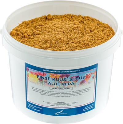 Kuusi Scrub Aloë Vera 1 liter - Hydraterende Lichaamsscrub