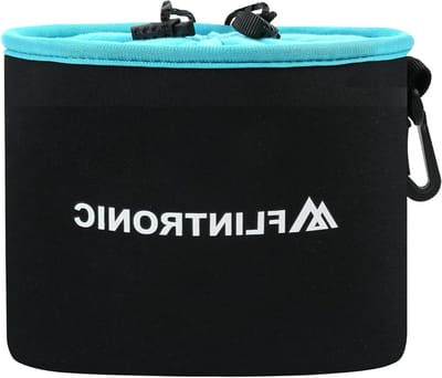 Camera Lens Pouch met Zachte Pluche Voering, Beschermende Neopreen Tas voor Lenses en Flitsers, Geschikt voor Canon, Nikon, Pentax en Sony, Zwart (14x11x8 cm)