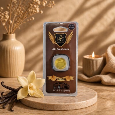 Air Freshener – Vanilia - Vanille (4ml) - Autogeur - Auto luchtje - Auto Geurverfrisser - Autoparfum - Auto accessories