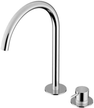 Hotbath Cobber - Wastafelmengkraan - zonder Waste - Hoog - Chroom - Opbouw - Chroom