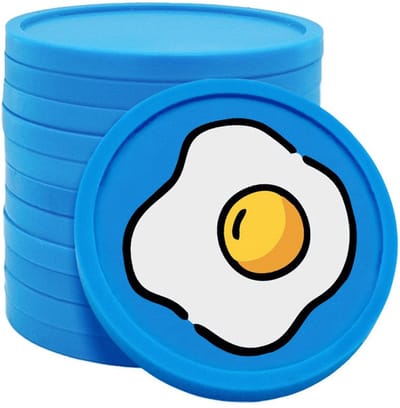 CombiCraft ontbijt consumptiemunten blauw - Ø29mm enkelzijdig bedrukt - 100 stuks