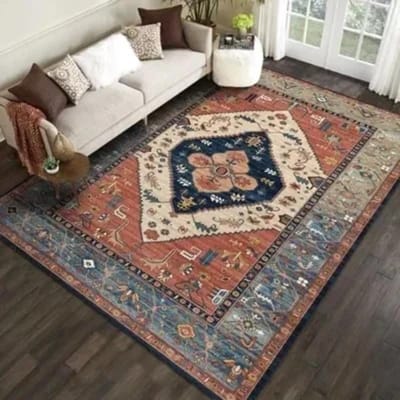 Boheems Patroon Tapijt Tribale Stijl Marokkaans Luxe Perzisch Kunst Tapijt Woonkamer Bank Slaapkamer Balkon Antislip Deurmat Decor 120*160cm
