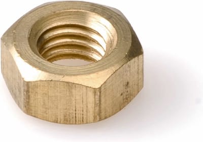 Moer Zeskant M8 Messing - 250 stuks