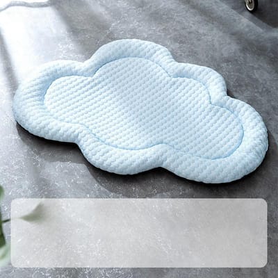 Tapis rafraîchissant printemps-été pour chiens de petite et moyenne taille Teddy Bichon, lit respirant pour chien, nid pour animaux de compagnie L 65*50cm white